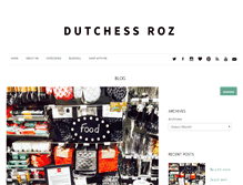 Tablet Screenshot of dutchessroz.com